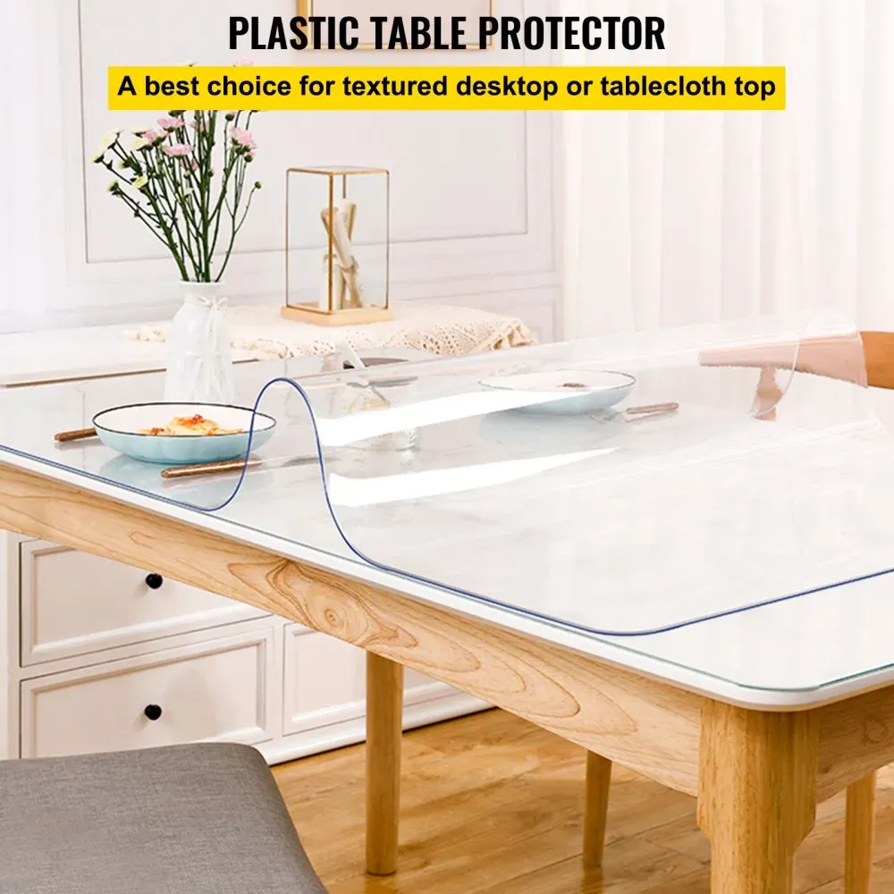 Table Cover PVC 101.6x182.8cm Clear Protector
