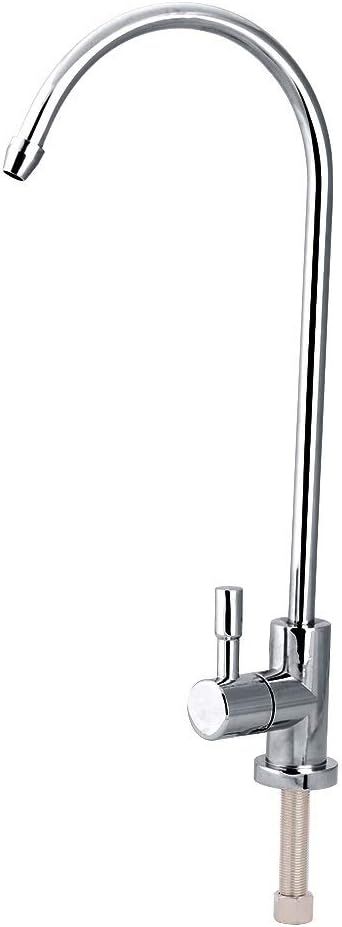 Stainless Steel Gooseneck Water Filter Faucet – 360° Swivel