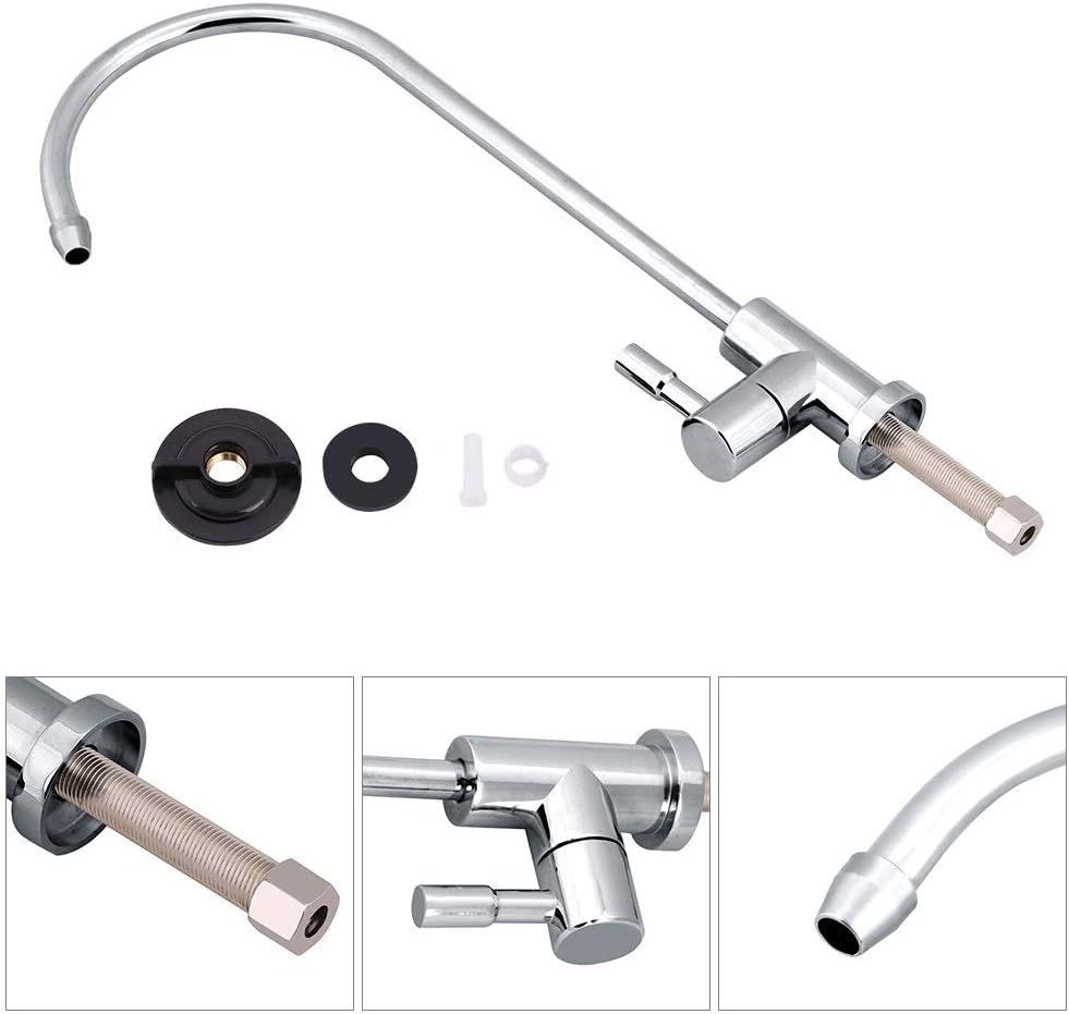Stainless Steel Gooseneck Water Filter Faucet – 360° Swivel