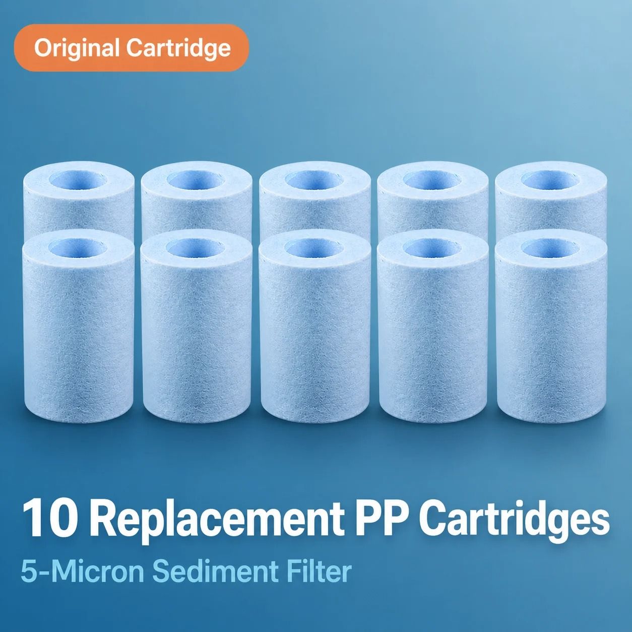 Universal Shower Water Filter – Transparent ABS Housing with Replaceable PP Cotton Cartridge