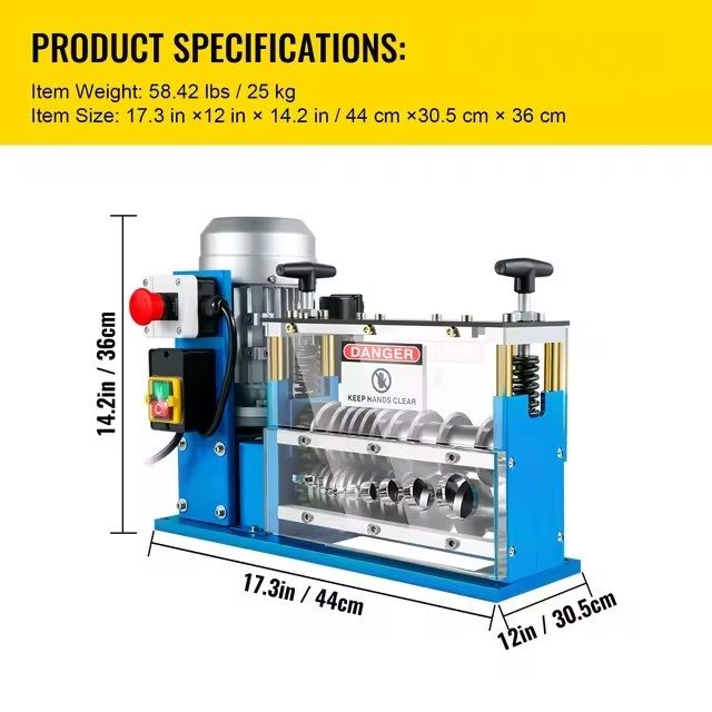 Wire Stripper Machine 370W Cable Stripping Tool