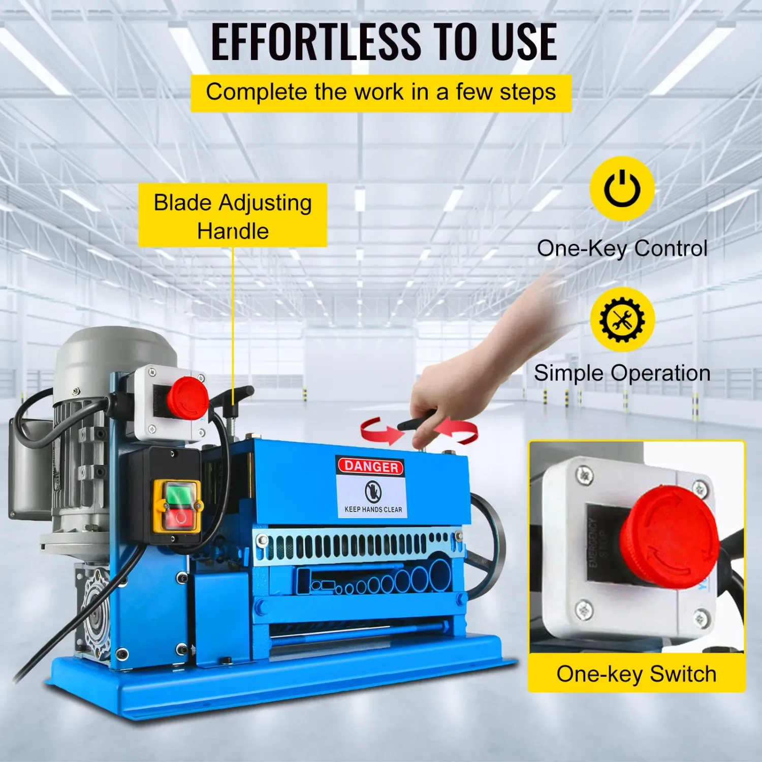 370W Electric Wire Stripping Machine
