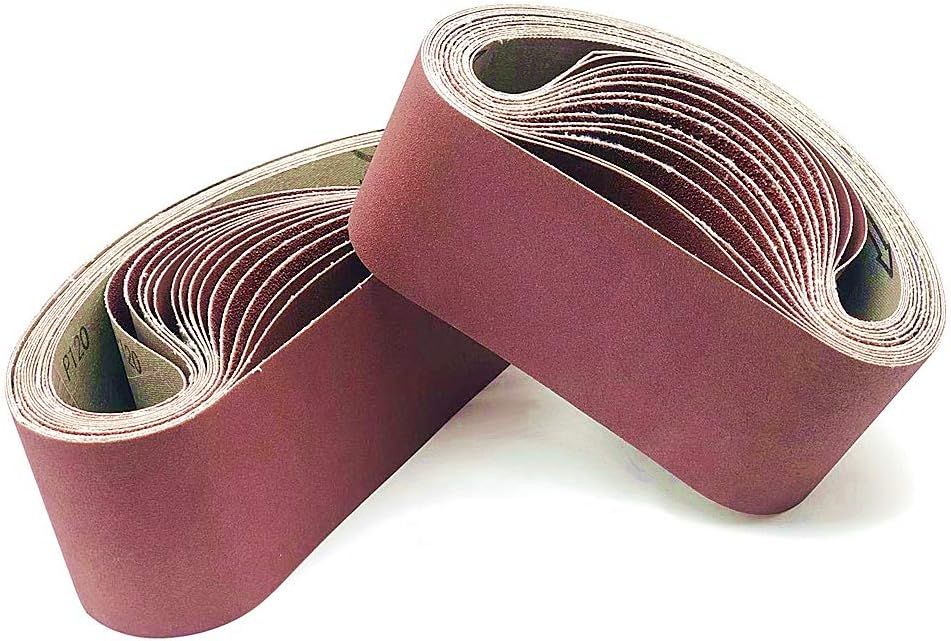 Sanding Belts 75 × 533 mm – Set of 15