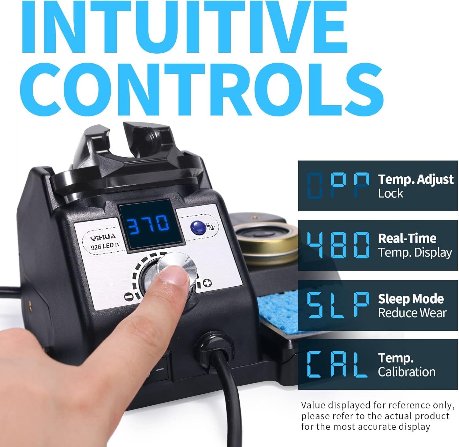 60W Digital Soldering Iron Station Kit with Temperature Control 5 Tips