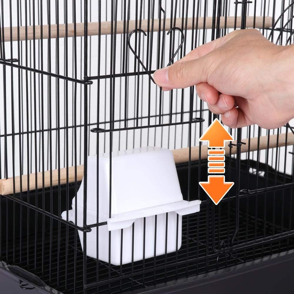 Bird Cage 46x35.5x158.5cm with Stand Parakeet Cockatiel Cage