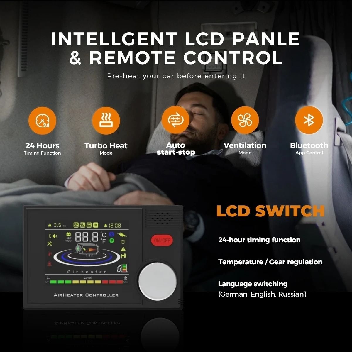 Diesel Air Heater 8KW Bluetooth Parking