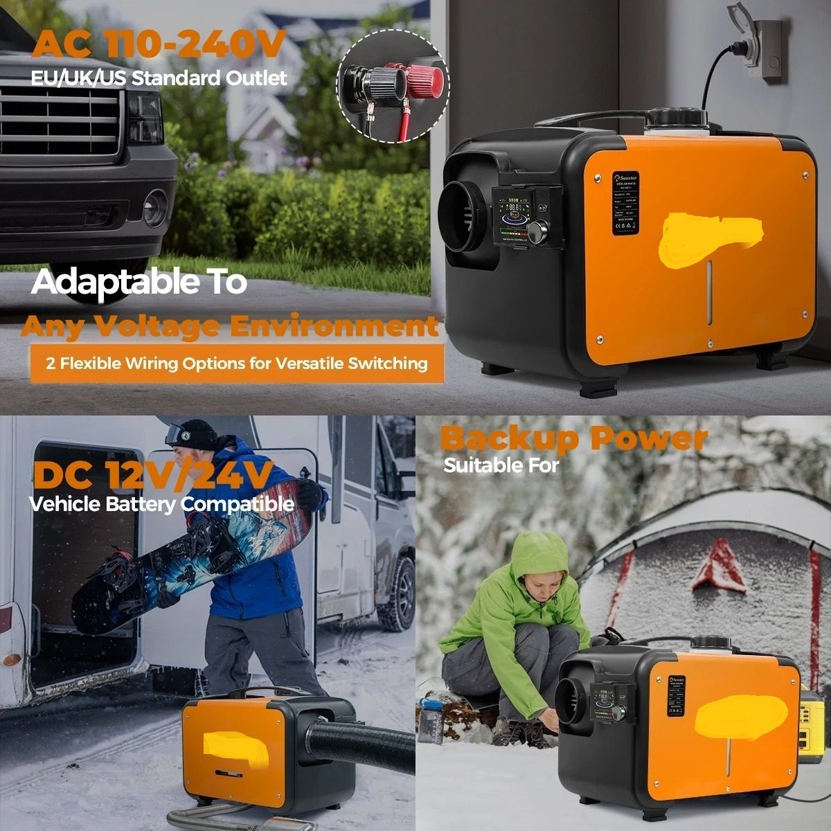 Diesel Air Heater 8KW Bluetooth Parking