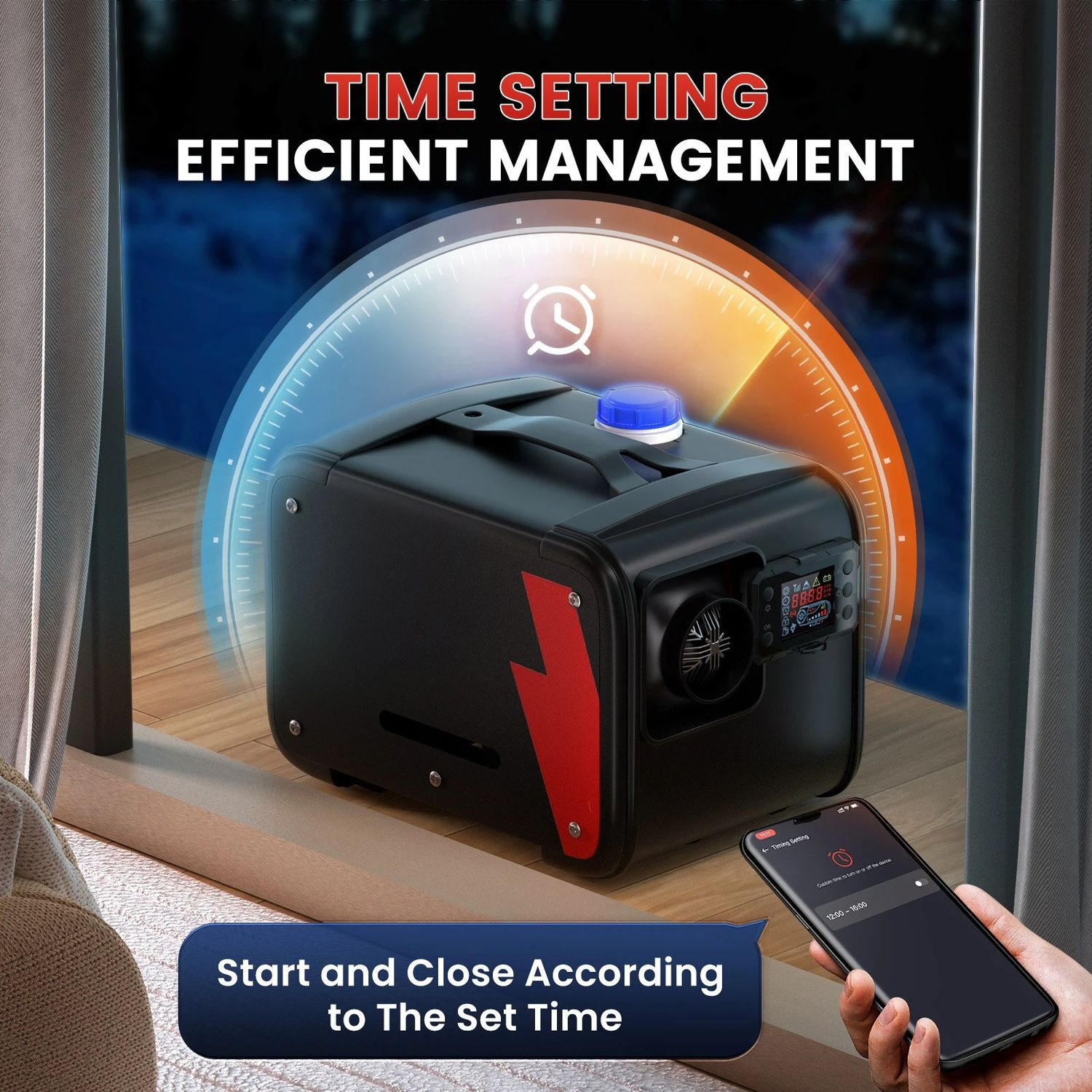 : 8KW 12V Diesel Parking Heater with Bluetooth Remote Control