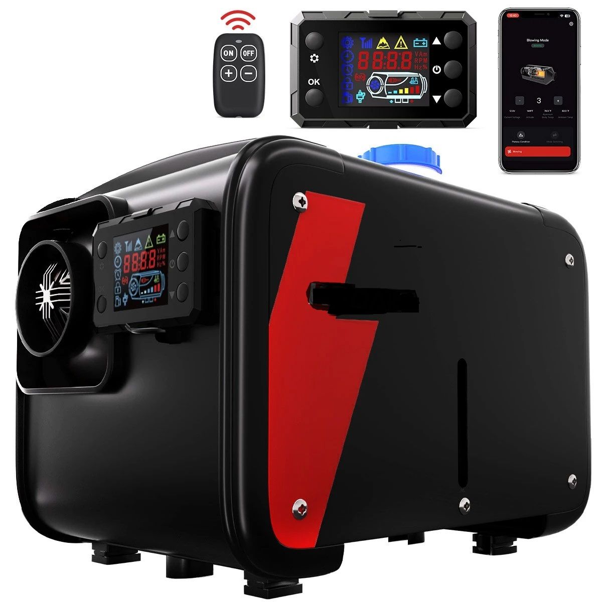 : 8KW 12V Diesel Parking Heater with Bluetooth Remote Control