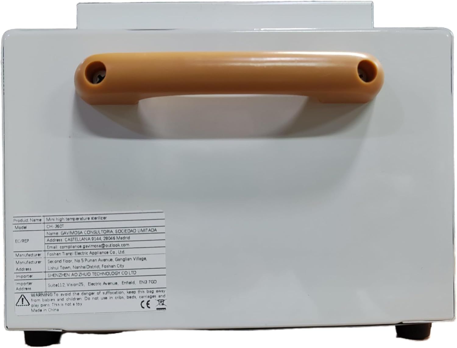 High Temperature Metal Tool Sterilizer with Time