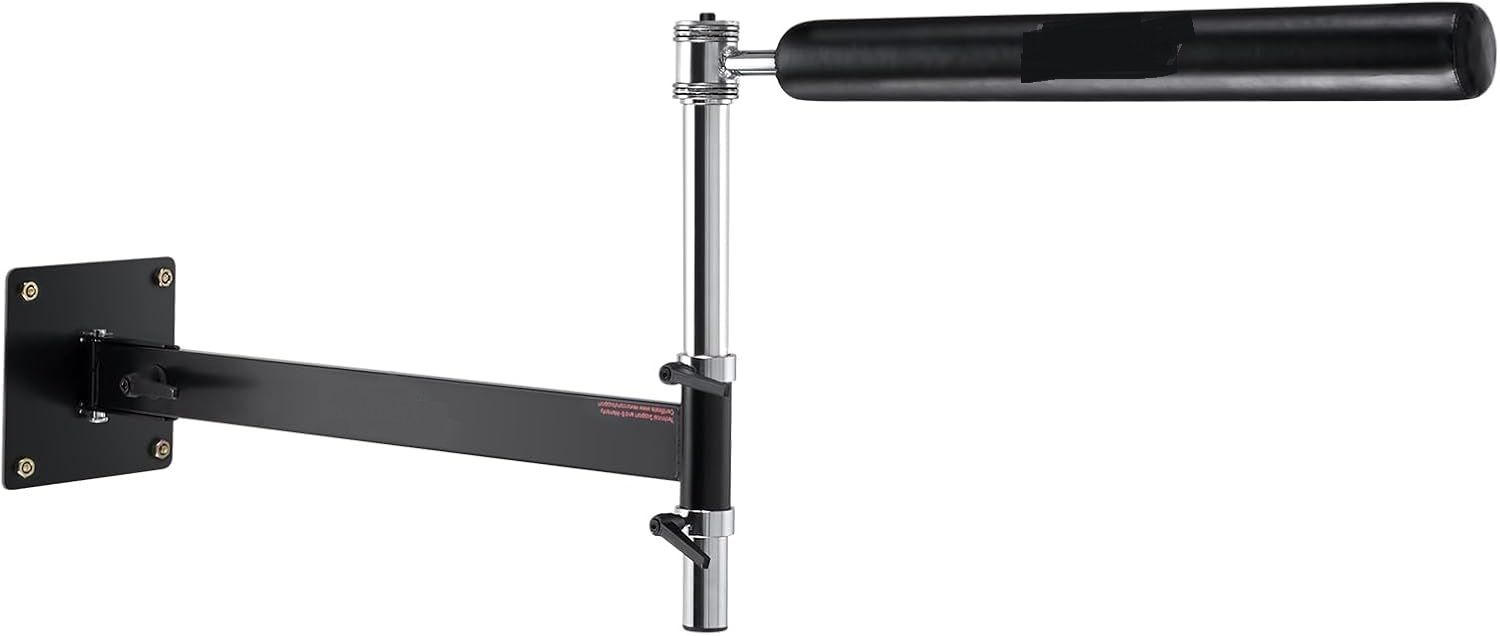 Wall Mounted Boxing Spinning Bar Speed Trainer with Gloves Adjustable Punching Equipment