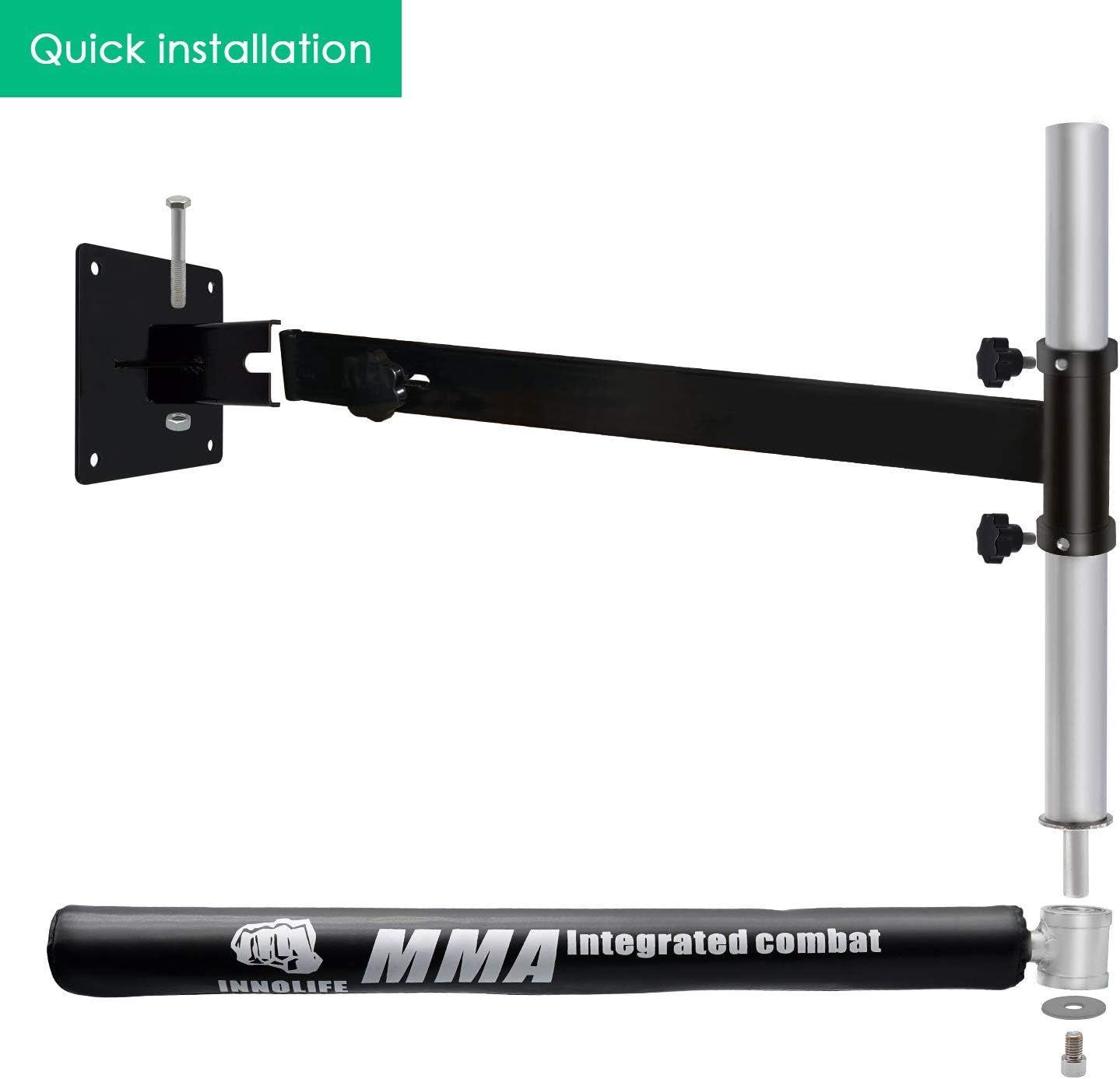 Wall Mount Boxing Speed Trainer, MMA Spinning Punch Bar