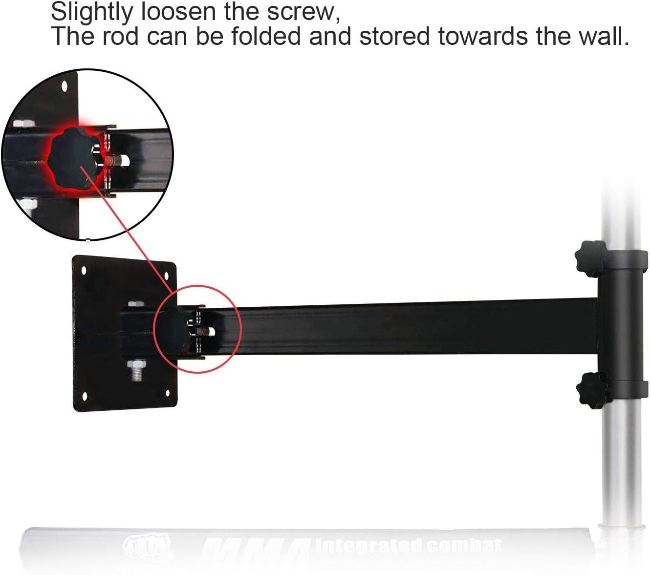 Wall Mount Boxing Speed Trainer, MMA Spinning Punch Bar