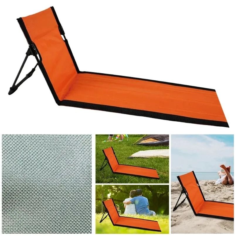 Lightweight Folding Beach Chair with Backrest