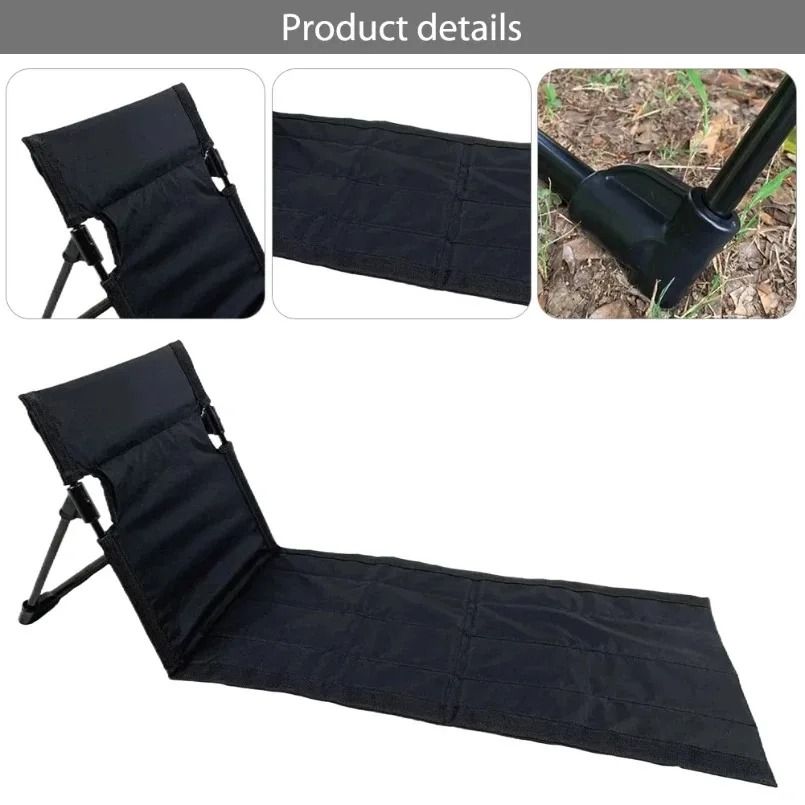 Lightweight Folding Beach Chair with Backrest