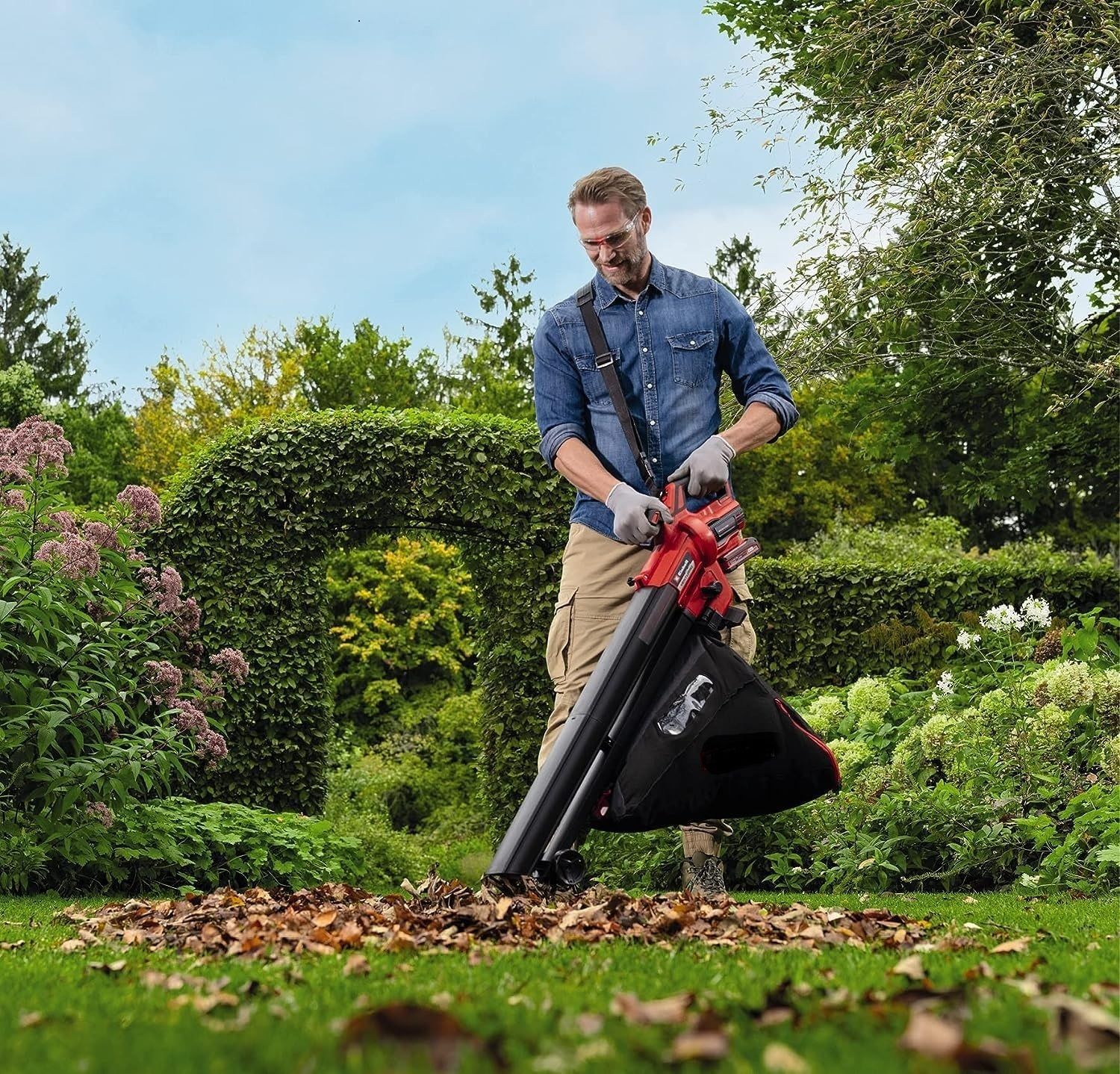 Cordless Leaf Blower Vacuum 18V Without Battery
