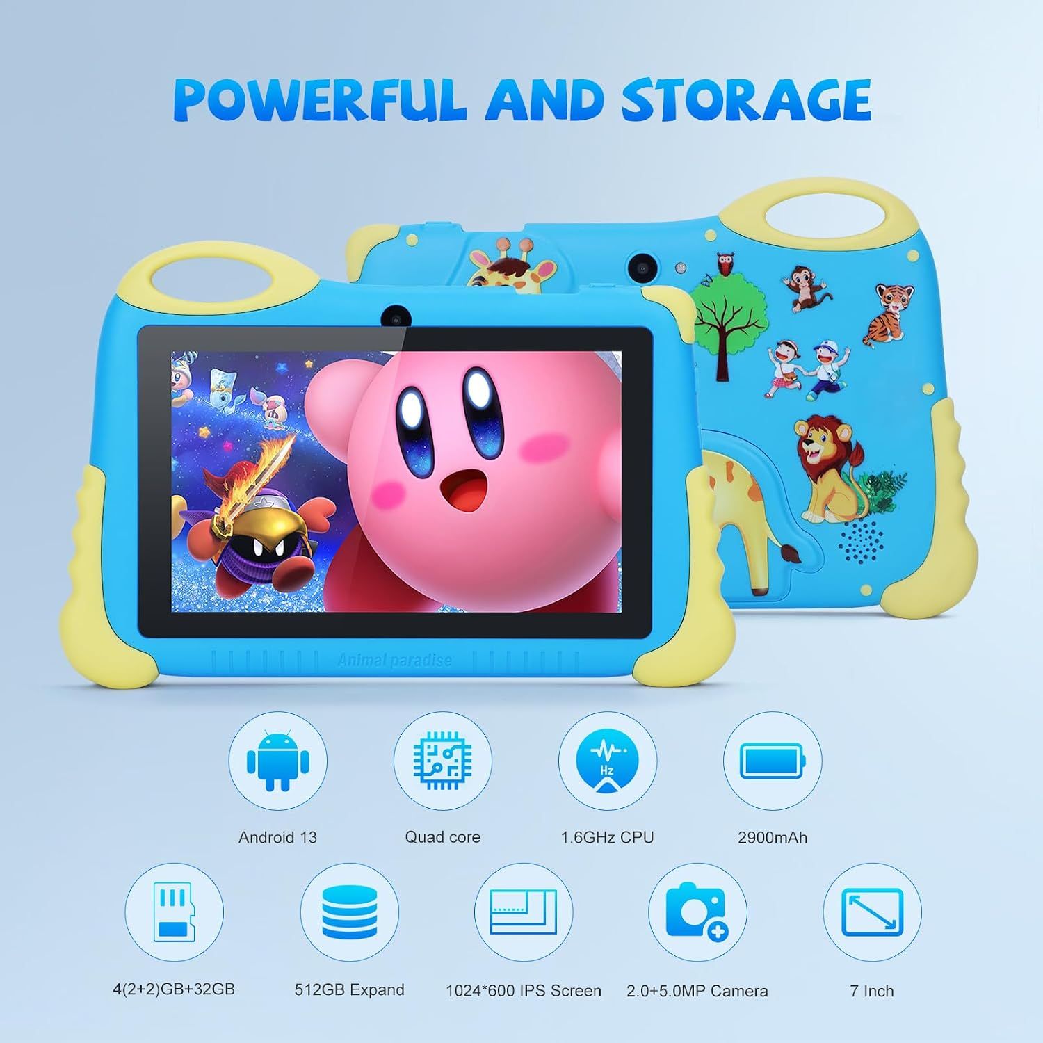 Kids Android 13 Tablet – 7-Inch Educational Tablet