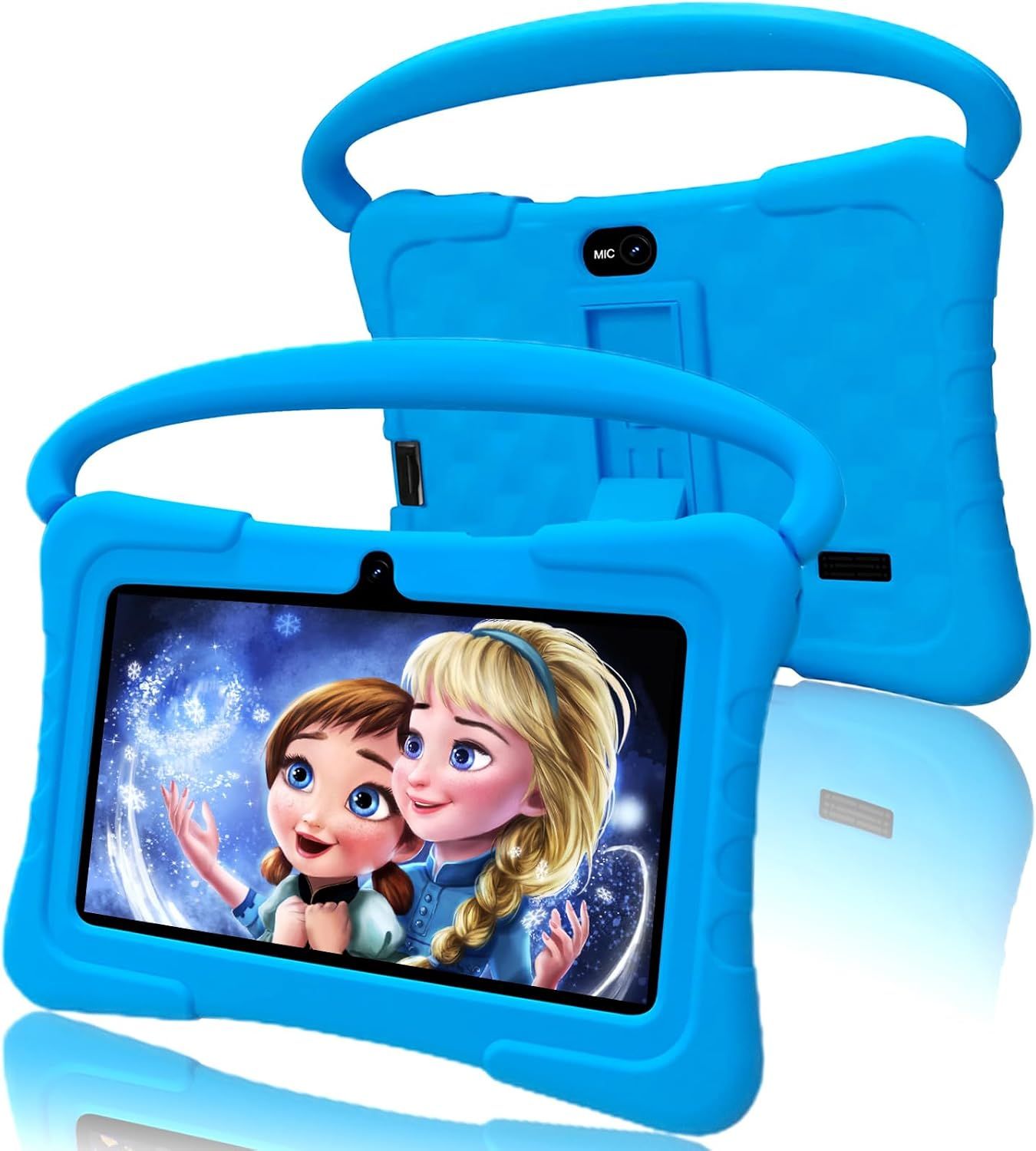 Kids Android 13 Tablet 7", 32GB ROM, Dual Camera, WiFi &amp; Parental Control – Blue