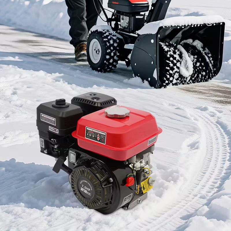 7.5HP 4 Stroke Petrol Engine 3600RPM Single Cylinder Gasoline Motor with 3.6L Fuel Tank Air Cooled Recoil Start