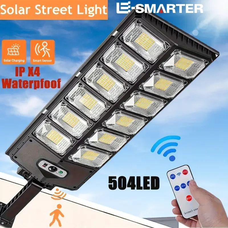 Solar Outdoor LED Security Light – Motion Sensor, IP65 Waterproof &amp; Wireless