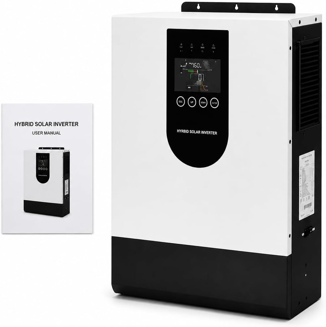 Solar Inverter 3.6KW 24V 100A MPPT Hybrid – Pure Sine Wave