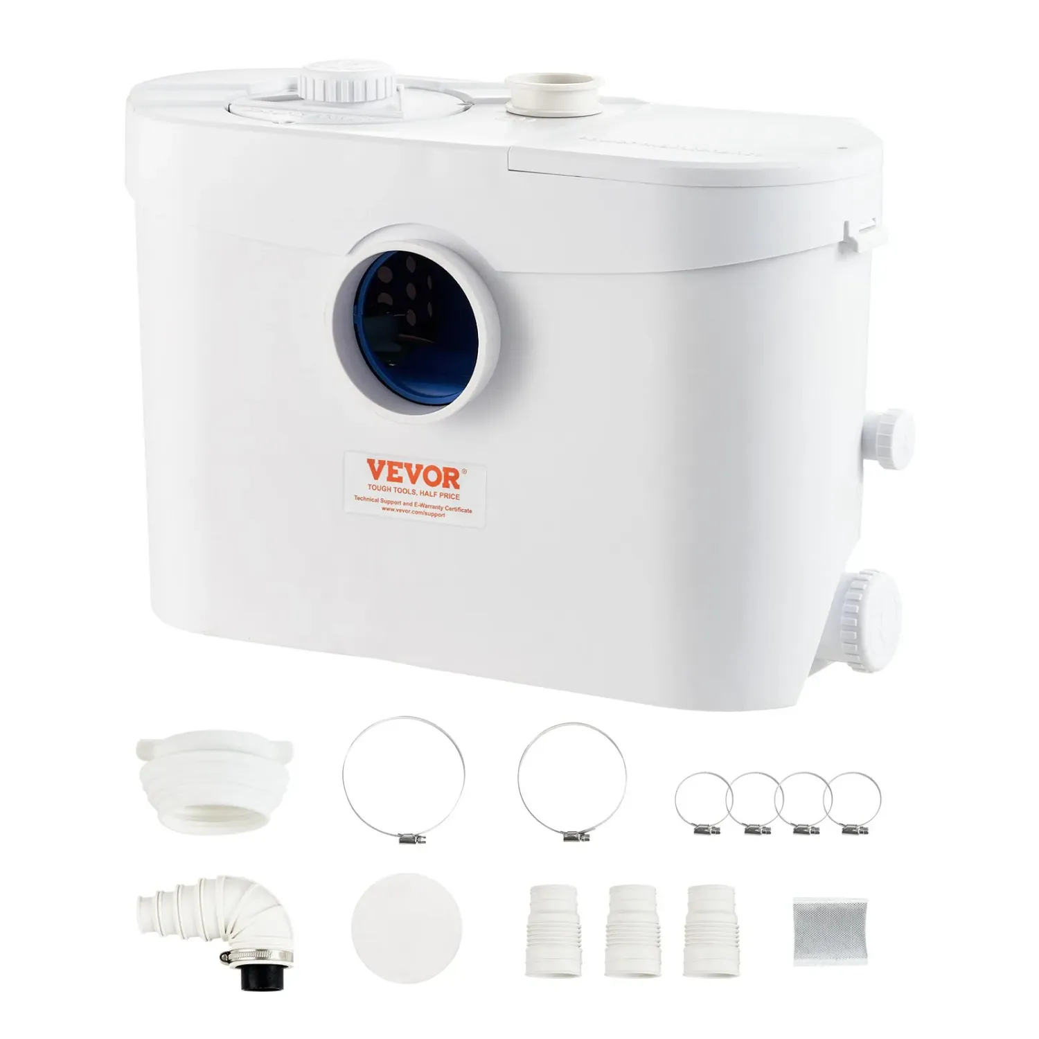 700W Macerator Pump 9600L/h 10m Head Sewage Waste Water Pump