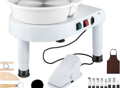450W 35cm Electric Pottery Wheel 35cm Turntable Potters Wheel for Adults Ceramic