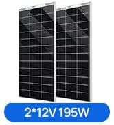 Solar Panel Kit 240W 12V System Power 1kWh/Day Off-Grid for Motorhome Car Boat Camping Shed:2pcs 120W Mono Solar Panel + 30A PWM Solar Charge Controller + Z Brackets+ Solar Extension Cables