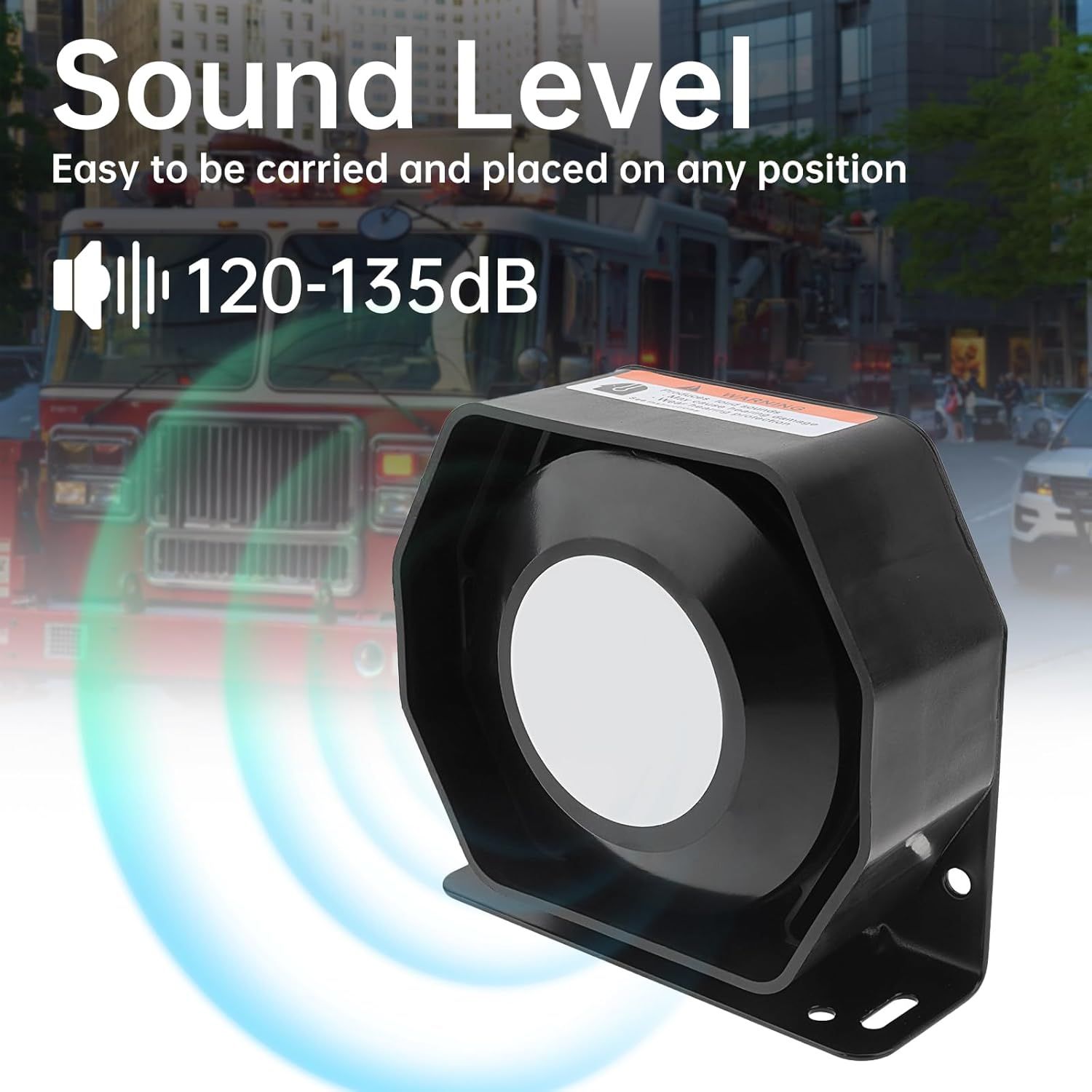 DC12V 200W 18 Sound Loud Car Warning Alarm Police Siren Horn Speaker with MIC System and Remote Control