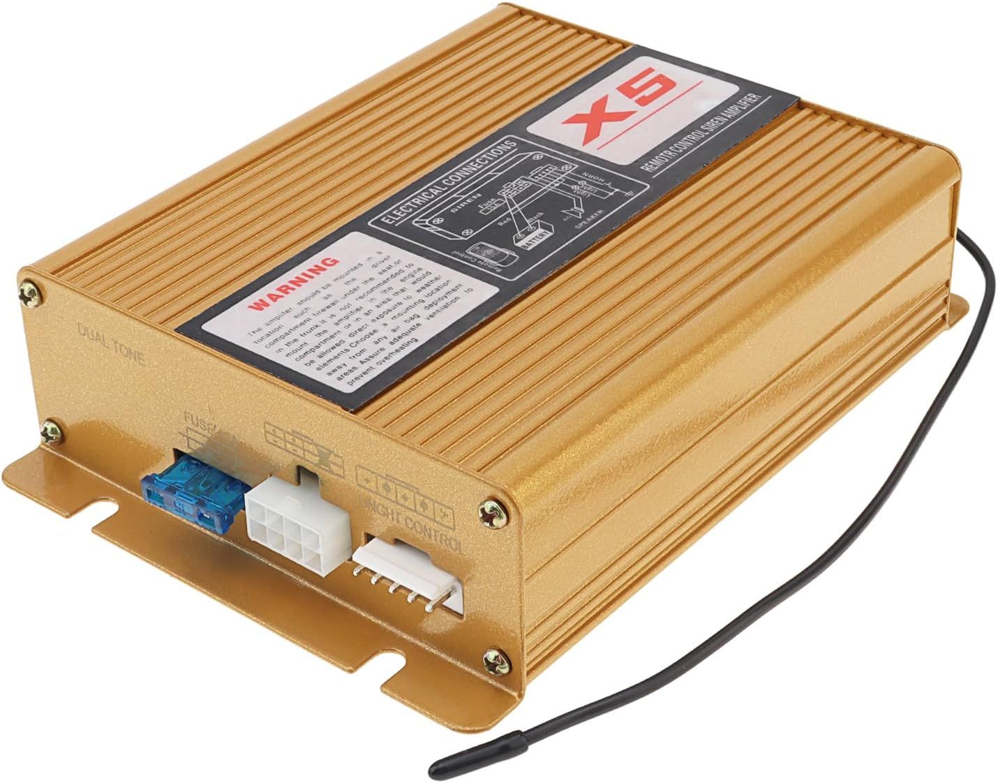 DC12V 200W 18 Sound Loud Car Warning Alarm Police Siren Horn Speaker with MIC System and Remote Control