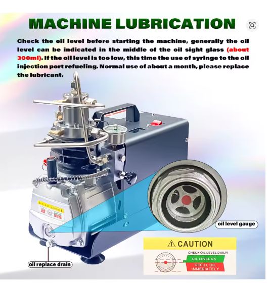 AUTO-STOP PCP AIR COMPRESSOR 300bar 4500psi High Pressure Air Compressor Electric Air Pump