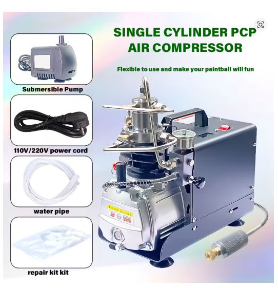 AUTO-STOP PCP AIR COMPRESSOR 300bar 4500psi High Pressure Air Compressor Electric Air Pump