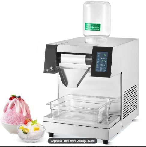 Commercial Snowflake Ice Maker, 260kg/24Hr Capacity