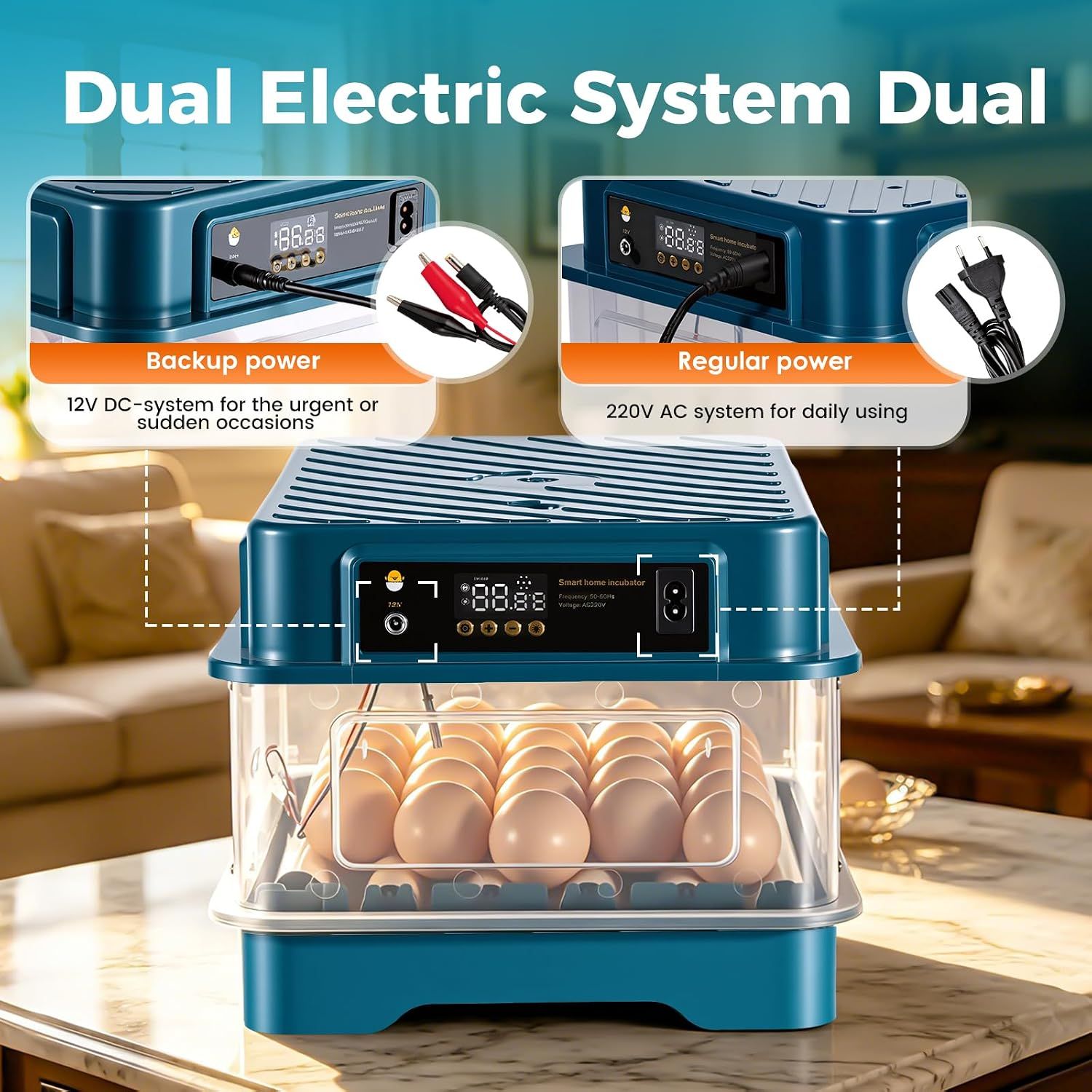 24 Egg Automatic Incubator with Digital Temperature Control