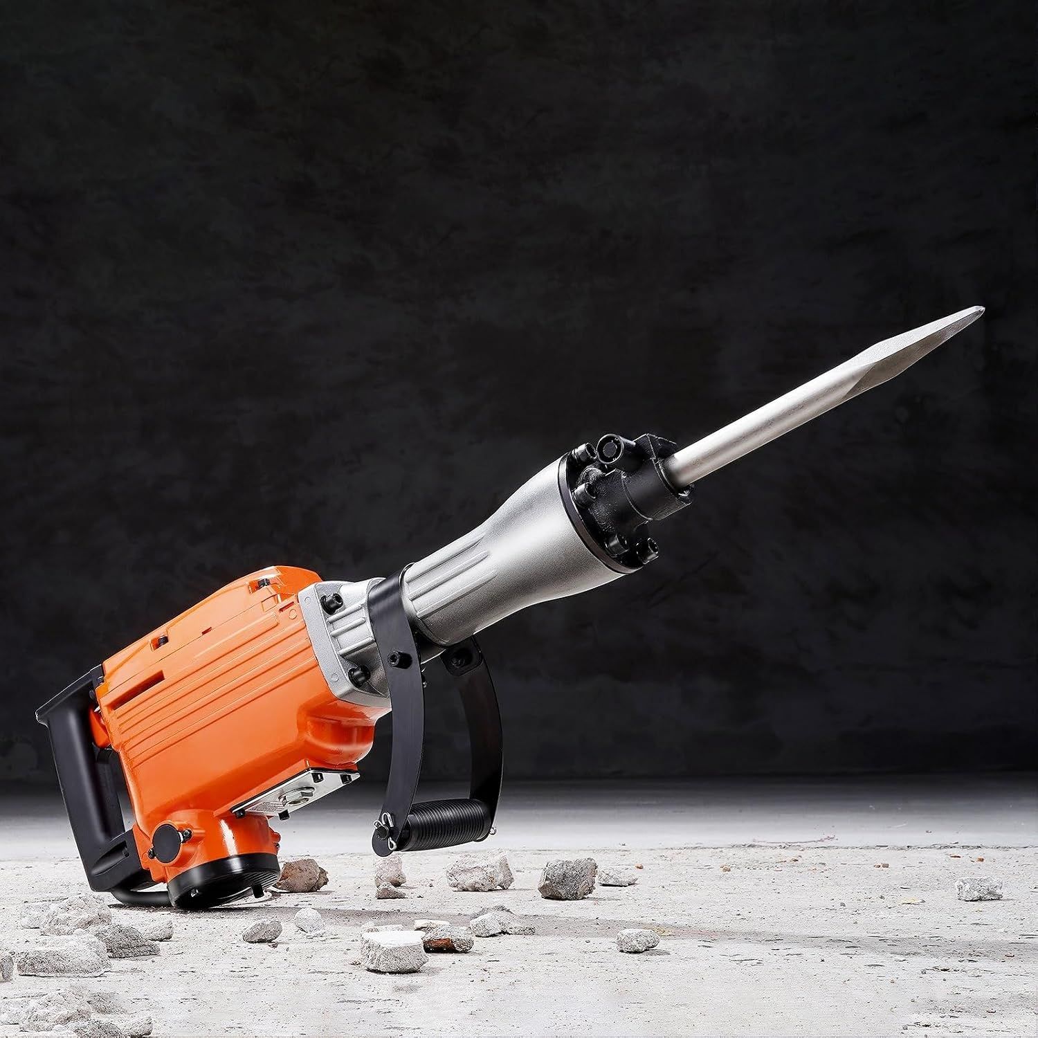 2200W Heavy-Duty Electric Jack Hammer — Concrete Breaker with 4 Chisel Bits, 2000r/min, Industrial Power Tool for Walls, Floors &amp; Tiles