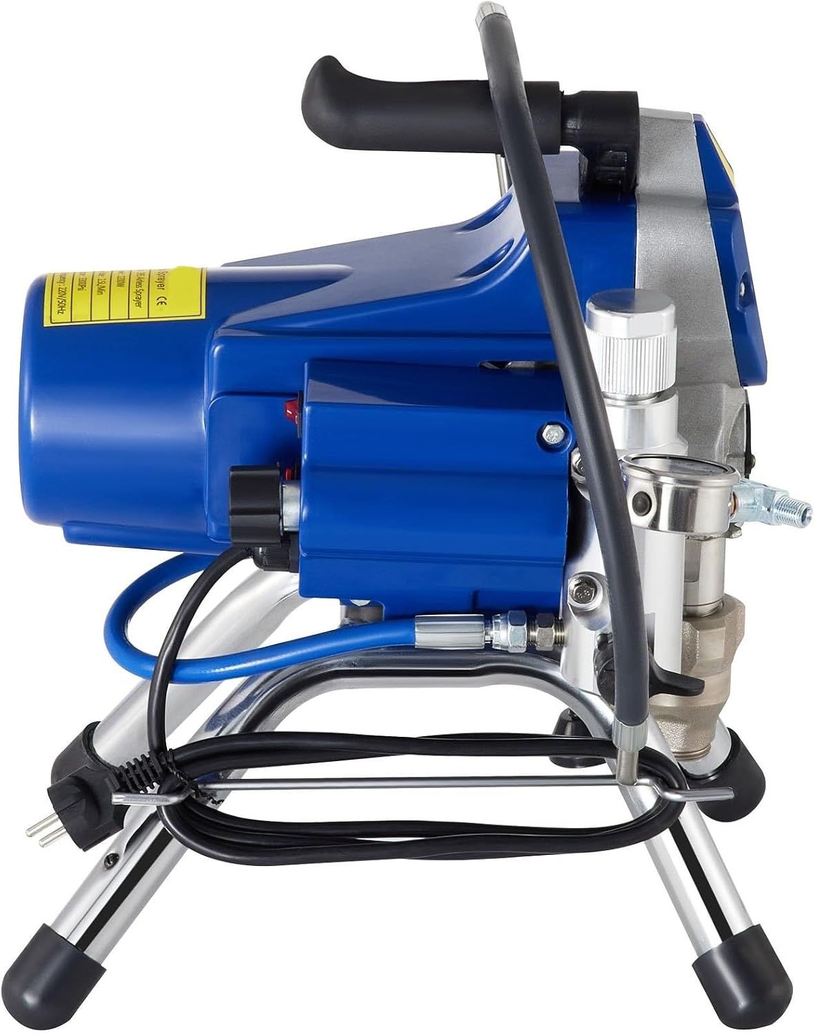 2200W Electric Airless Paint Sprayer — Powerful Spray Gun Kit with 22MPa Adjustable Pressure &amp; 15M Pipe, for Interior &amp; Exterior Walls, Ceilings, Wood &amp; Furniture