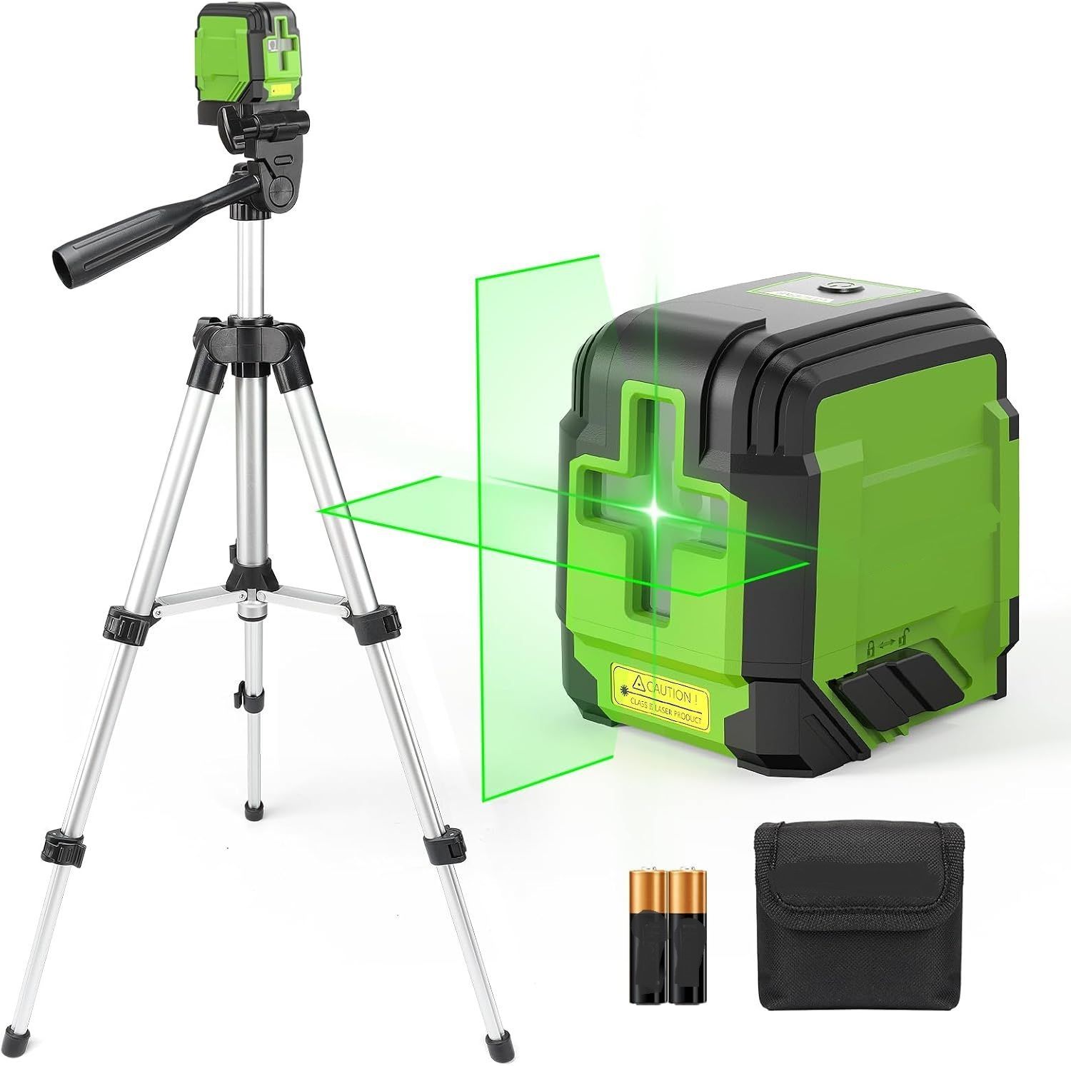Laser Level Green Beam 30M Tripod Kit