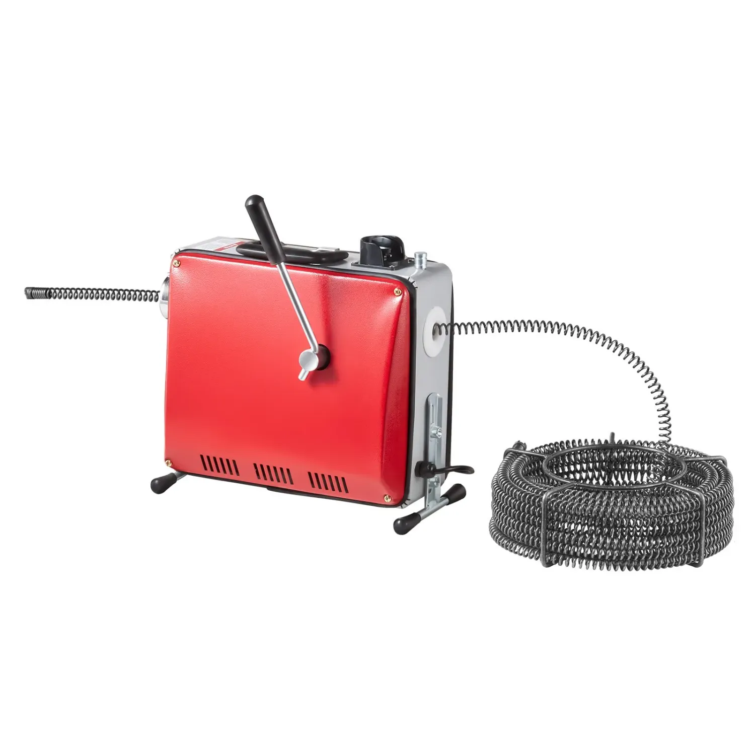 390W Electric Drain Cleaner Machine with 6 Cutters and 3 Cables