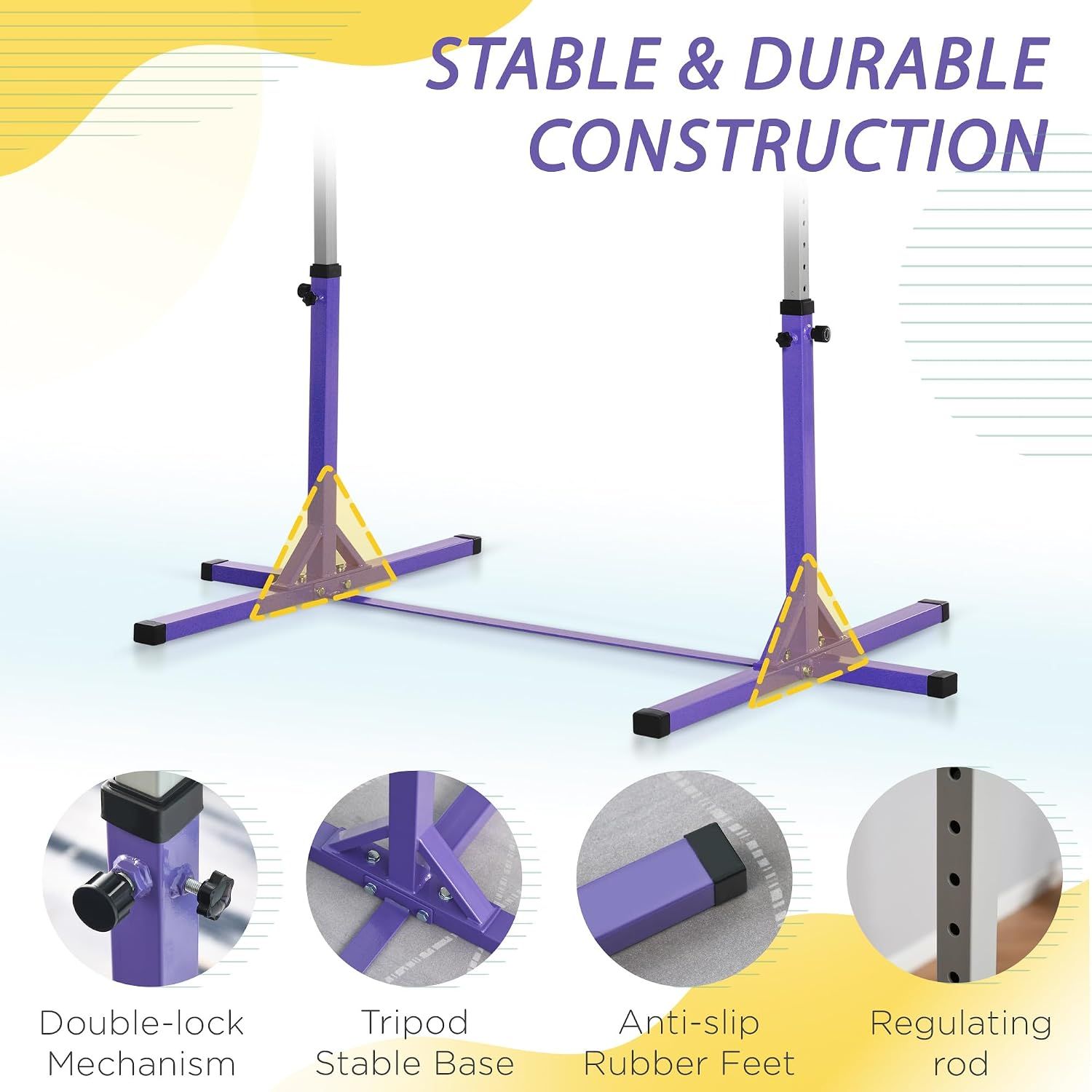 Kids Adjustable Gymnastics Bar
