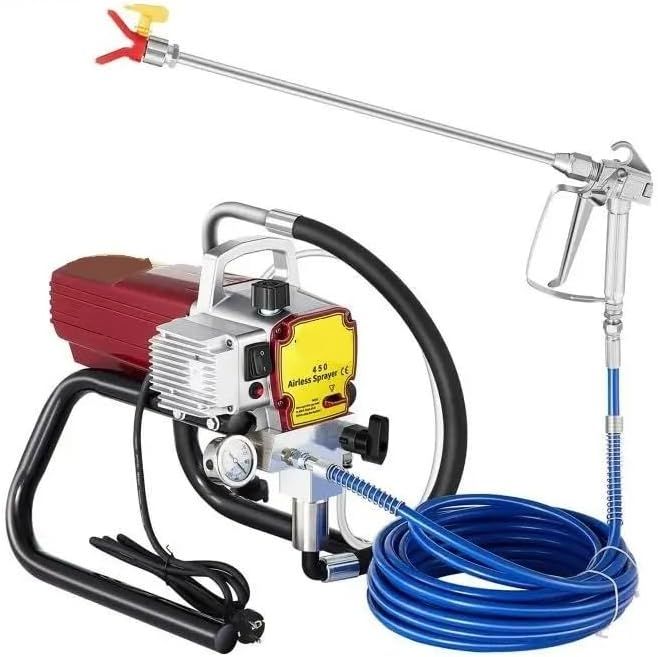 1800W Airless Spray Painting Machine — High Pressure Sprayer with 10m Hose &amp; 50Hz Operation, for Home, Office, Fence, Furniture &amp; Professional Painting