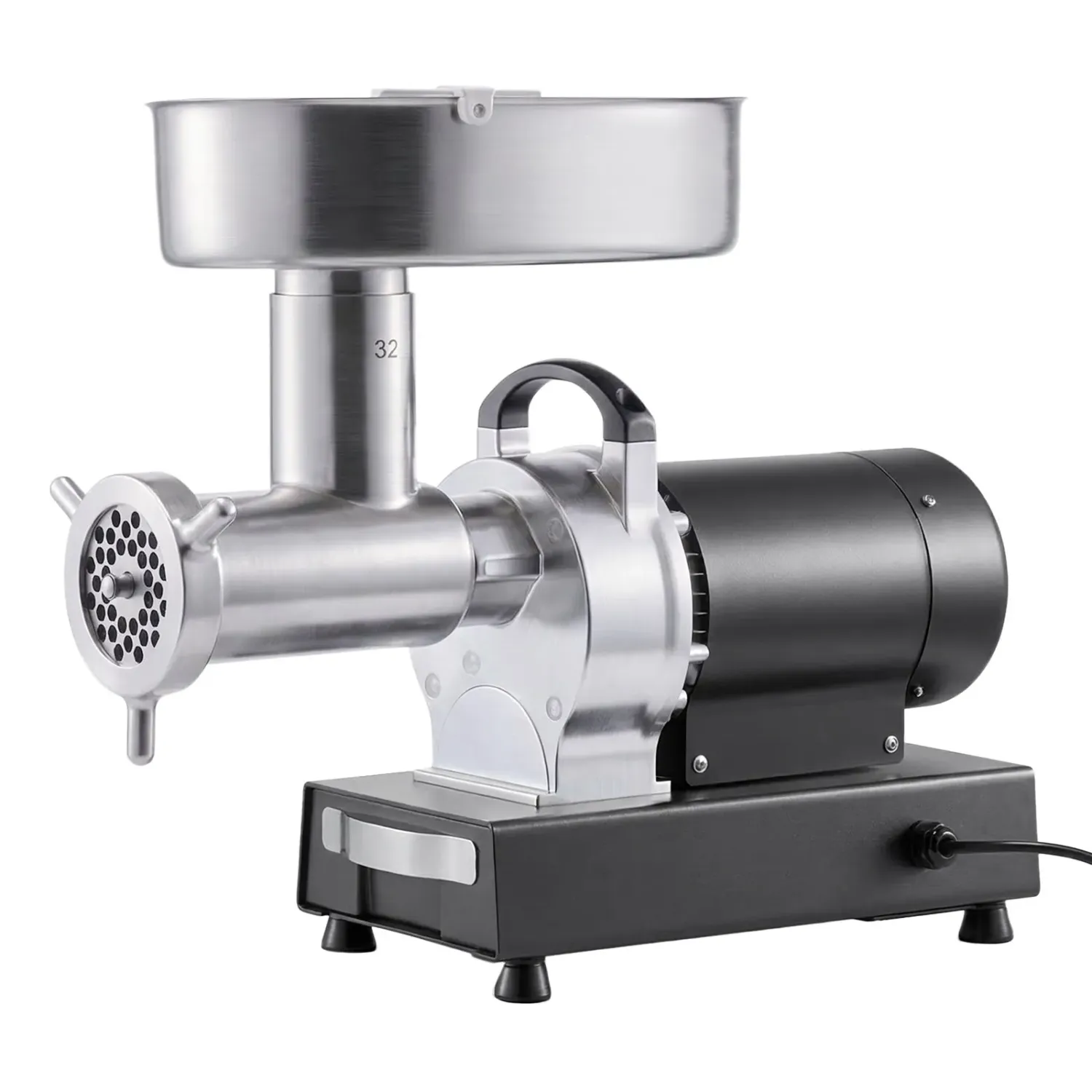 Commercial Electric Meat Grinder 1100W 1.5HP Stainless Steel Mincer with Sausage Maker Kit 9.5kg/min Capacity