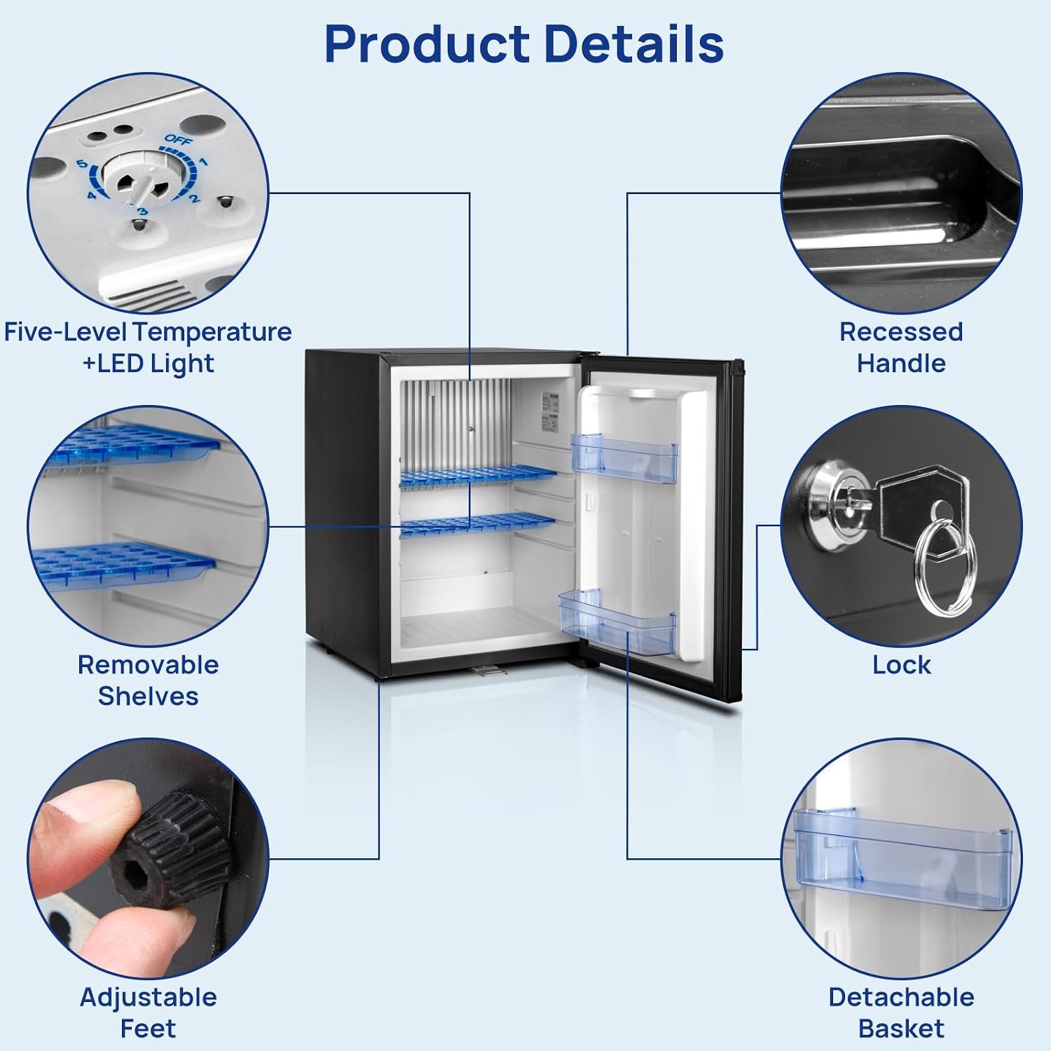 12V / 240V Camping &amp; Caravan Absorption Fridge