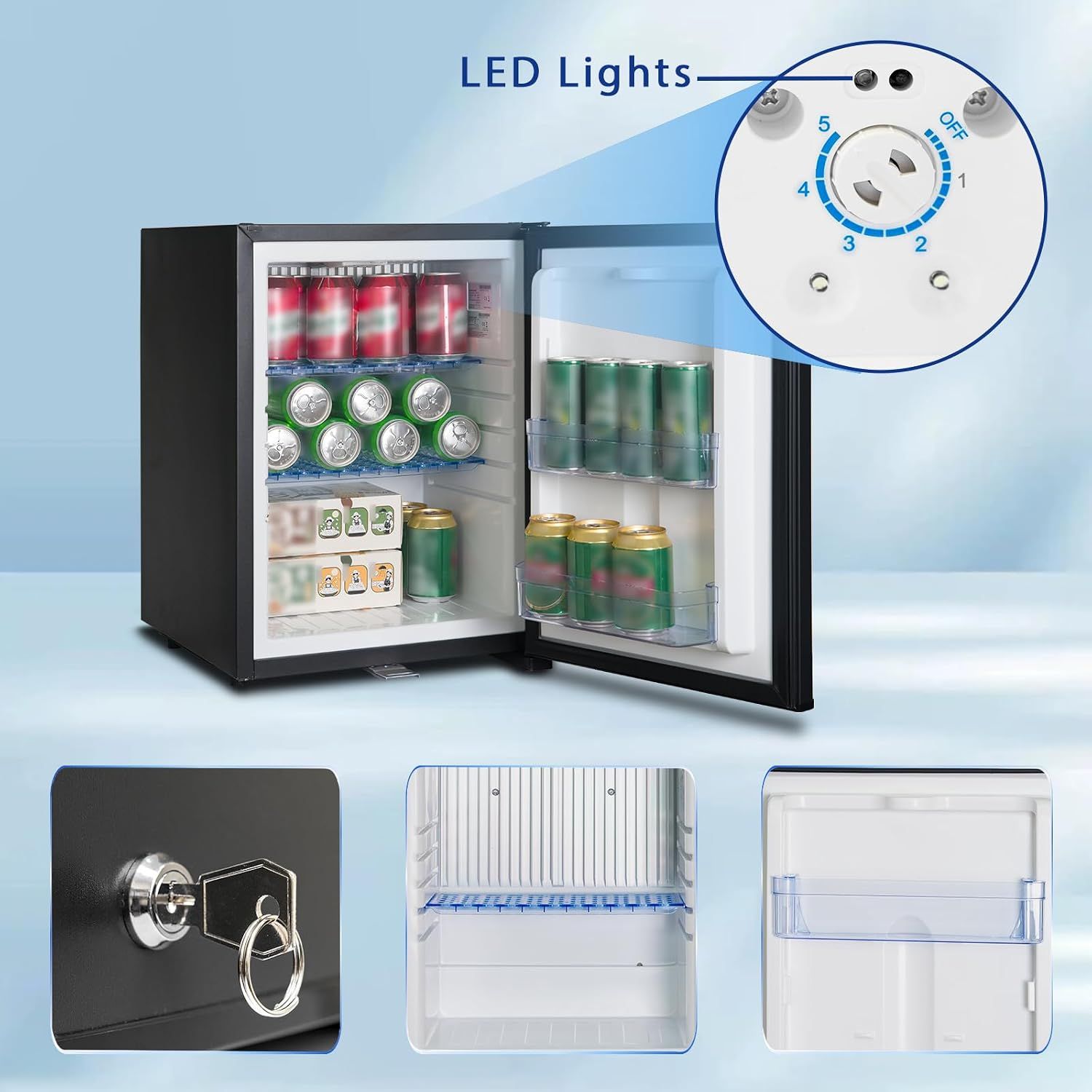 12V / 240V Camping &amp; Caravan Absorption Fridge