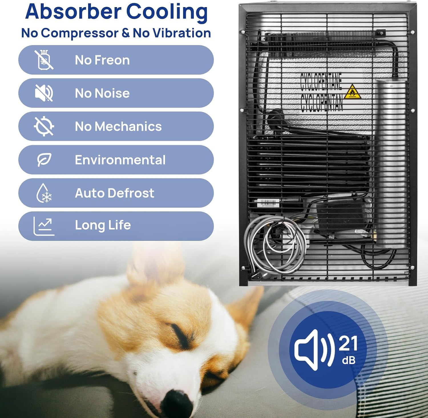 12V / 240V Camping &amp; Caravan Absorption Fridge