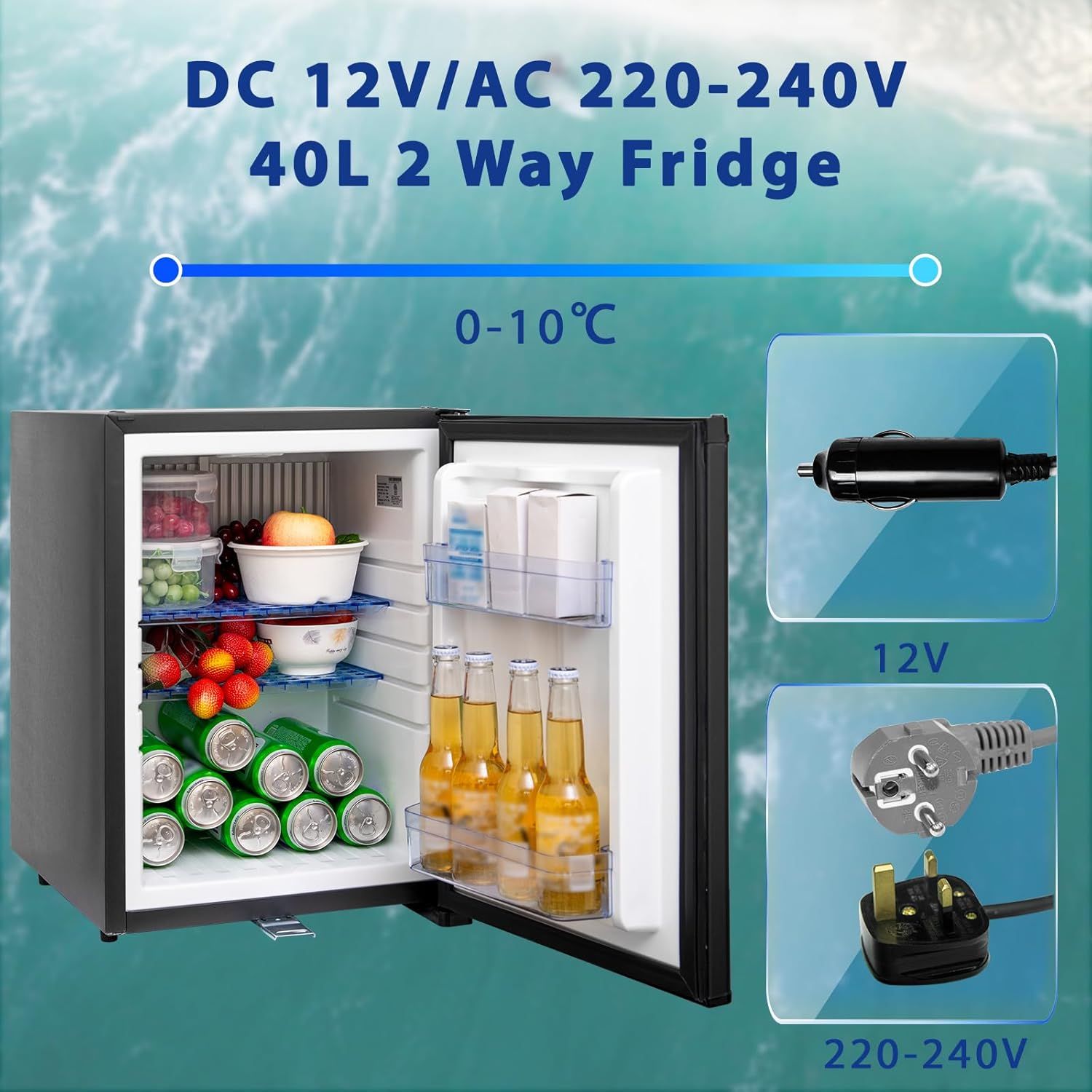 12V / 240V Camping &amp; Caravan Absorption Fridge