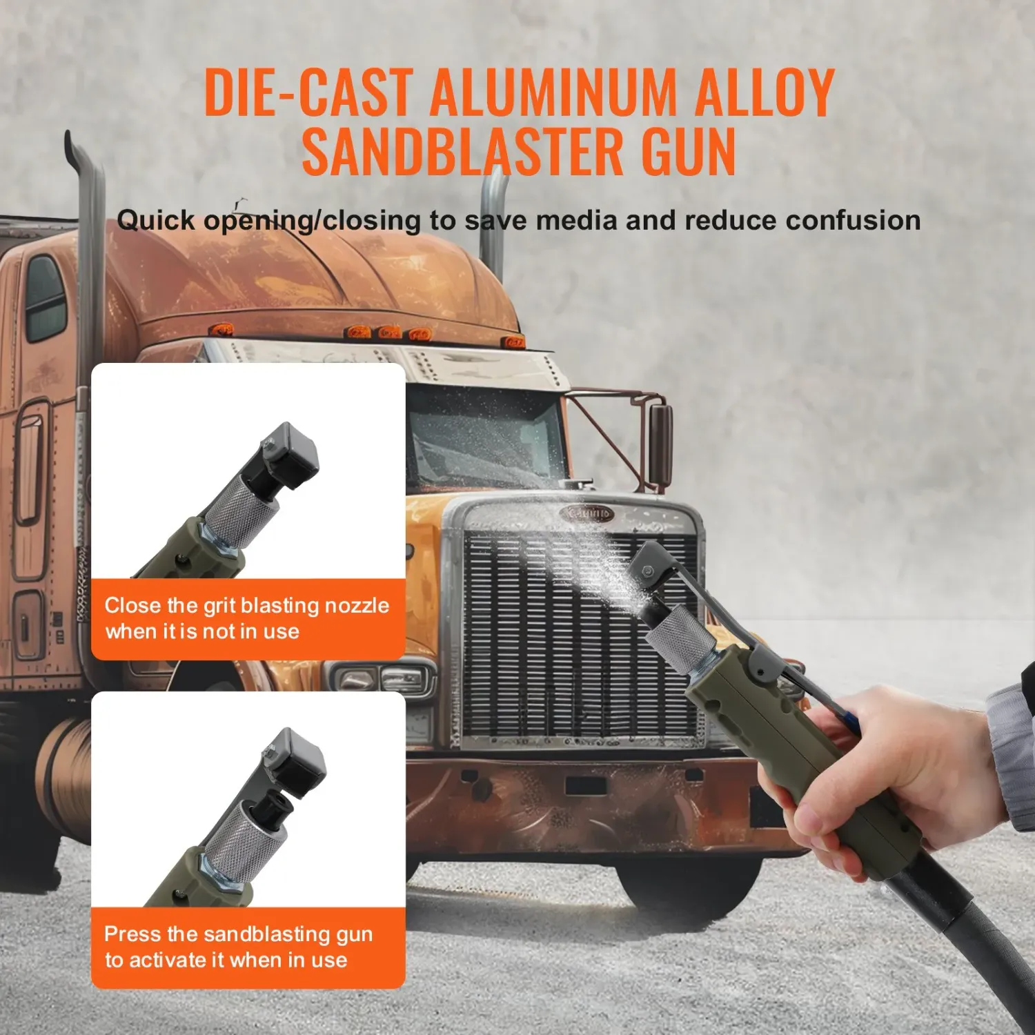 Sandblaster Sandblasting Machine 60-110 PSI