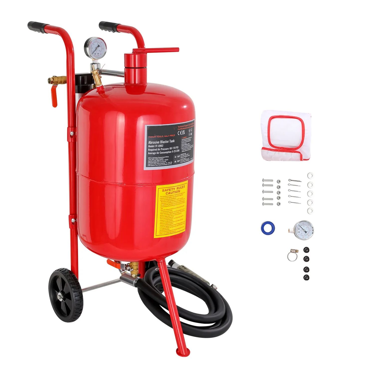 Sandblaster Sandblasting Machine 60-110 PSI