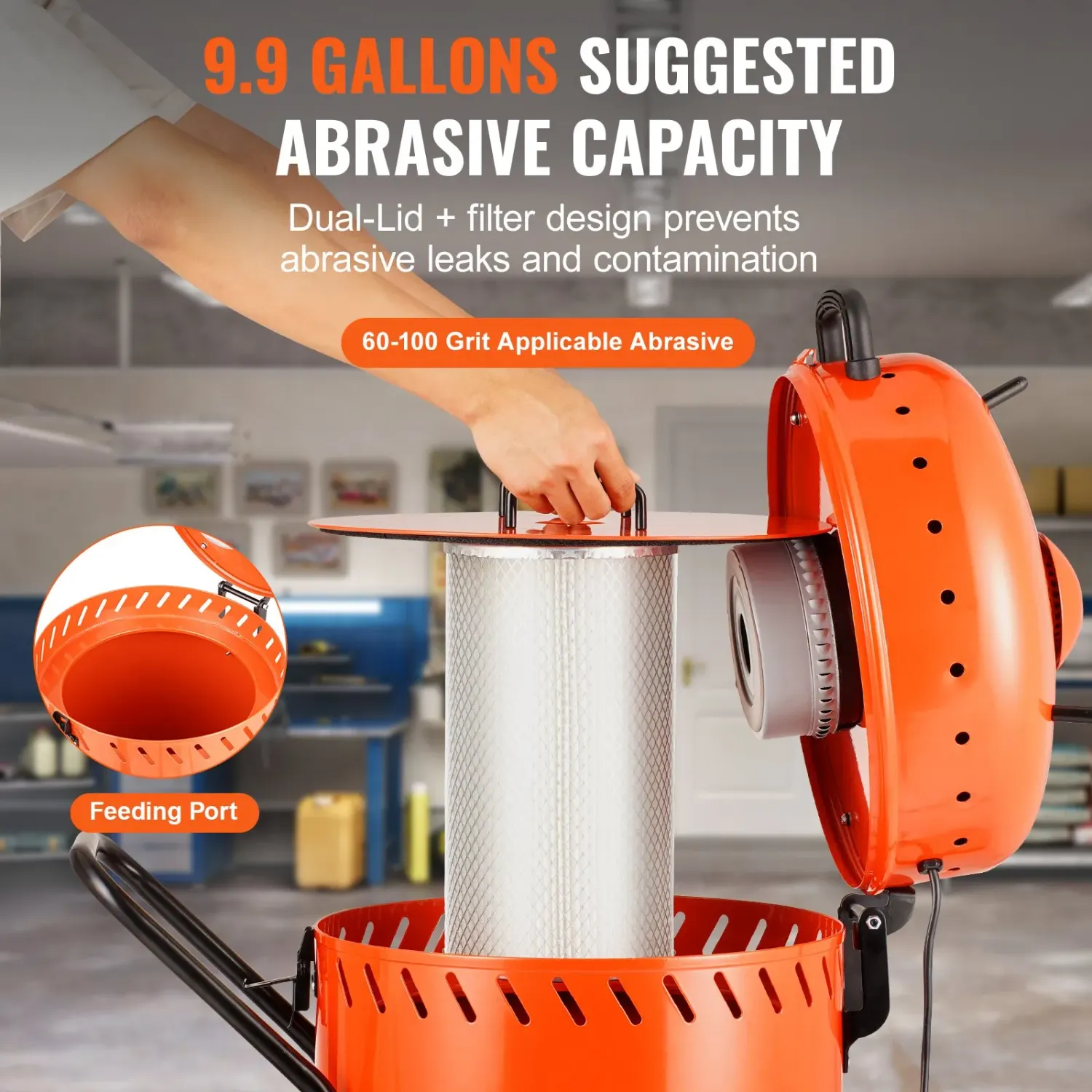 Sandblaster Sandblasting Machine 60-110 PSI