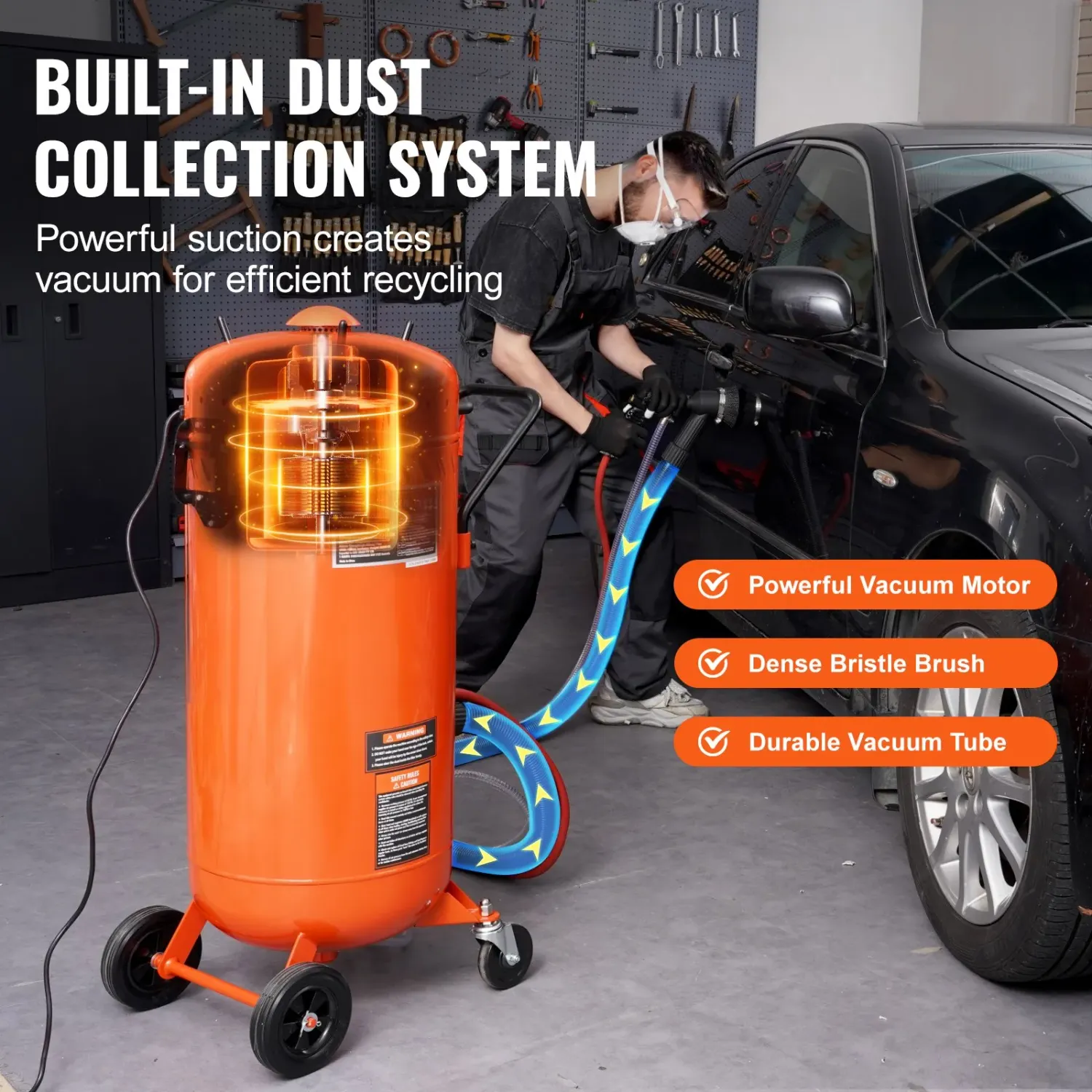 Sandblaster Sandblasting Machine 60-110 PSI