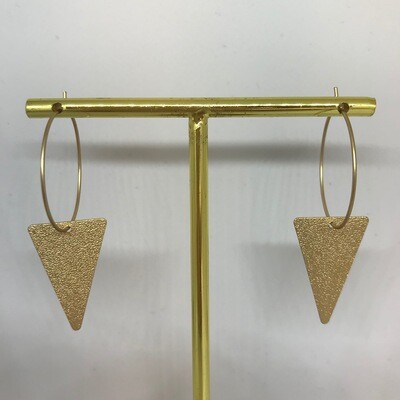 Golden Earring with Golden Triangle
